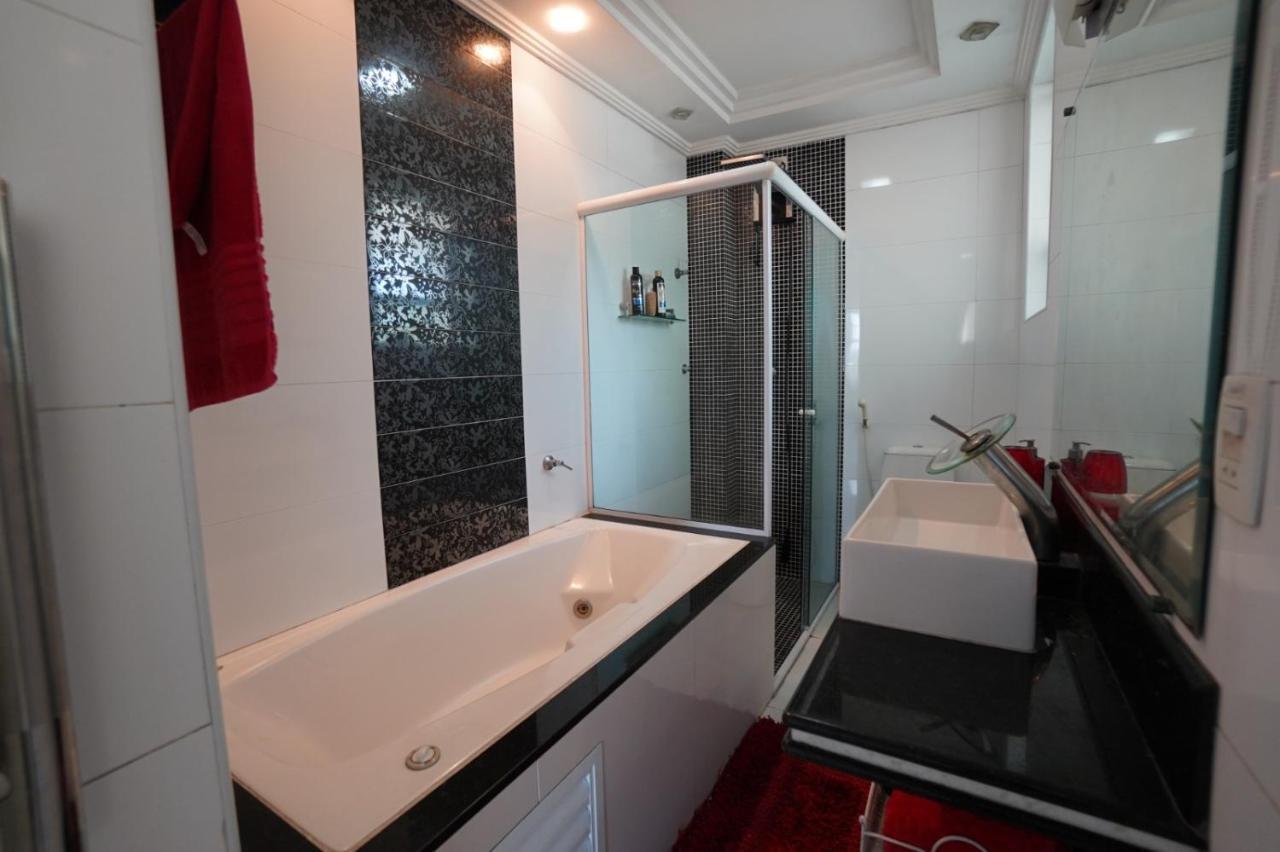 Apartamento Pe Na Areia Sao Vicente  Luaran gambar